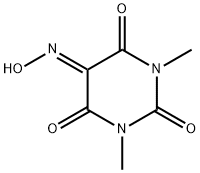 5-hydroxyimino-1,3-dimethyl-1,3-diazinane-2,4,6-trione 구조식 이미지