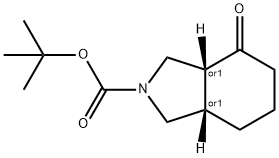Cis-4-Oxo-Octahydro-Isoindole-2-Carboxylic Acid Tert-Butyl Ester Structure