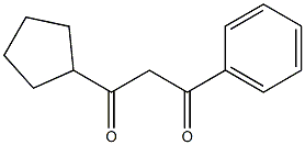 1-cyclopentyl-3-phenyl-1,3-Propanedione Structure