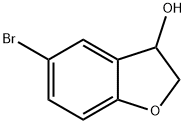 5-Bromo-2,3-dihydrobenzofuran-3-ol 구조식 이미지