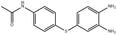 N-(4-(3,4-diaminophenylthio)phenyl)acetamide Structure