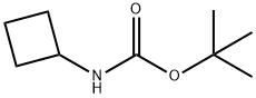 tert-butyl cyclobutylcarbamate Structure