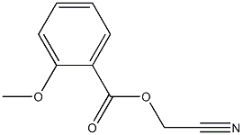 Benzoicacid,2-methoxy-,cyanomethylester 구조식 이미지
