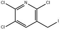 2,3,6-Trichloro-5-(iodomethyl)pyridine Structure