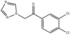 1-(3,4-Dichlorophenyl)-2-(1H-1,2,4-triazol-1-yl)ethanone 구조식 이미지
