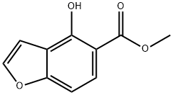 5-Benzofurancarboxylic acid, 4-hydroxy-, methyl ester
 Structure