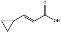 (trans)-3-cyclopropylacrylic acid 구조식 이미지