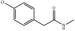 2-(4-Chlorophenyl)-N-Methylacetamide 구조식 이미지
