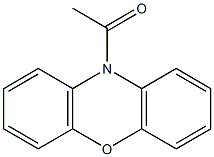 1-phenoxazin-10-ylethanone 구조식 이미지