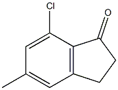 7-Chloro-5-methyl-indan-1-one Structure