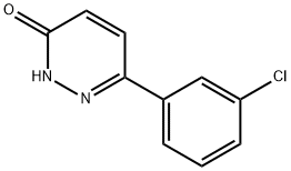 6-(3-chlorophenyl)pyridazin-3(2H)-one 구조식 이미지