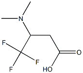 3-(Dimethylamino)-4,4,4-trifluorobutanoic acid 구조식 이미지
