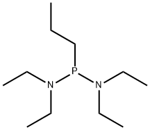 N,N,N',N'-tetraethyl-1-propylphosphinediamine Structure