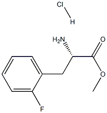 Phenylalanine, 2-fluoro-, methyl ester, hydrochloride
 구조식 이미지