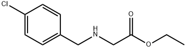 N-[(4-클로로페닐)메틸]-글리신에틸에스테르 구조식 이미지