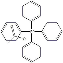 Tetraphenylphosphonium acetate 구조식 이미지