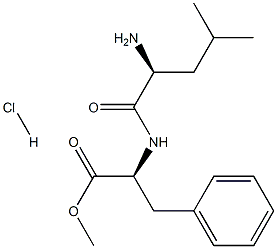 L-Phenylalanine, L-leucyl-, methyl ester, monohydrochloride
 Structure