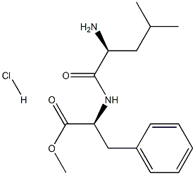 L-Phenylalanine, L-leucyl-, methyl ester, monohydrochloride
 구조식 이미지