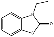 3-Ethyl-2,3-dihydrobenzothiazol-2-on 구조식 이미지