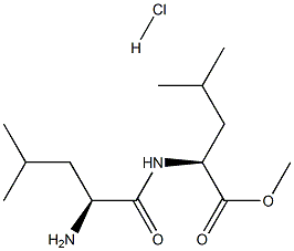 L-Leucyl-L-Leucine methyl ester (hydrochloride) 구조식 이미지