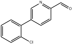 5-(2-Chlorophenyl)picolinaldehyde 구조식 이미지