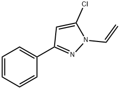 5-Chloro-3-phenyl-1-vinyl-1H-pyrazole Structure