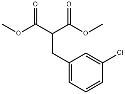 dimethyl 2-(3-chlorobenzyl)malonate Structure