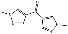 bis(1-methyl-1H-pyrazol-4-yl)methanone Structure