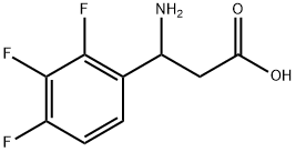 3-amino-3-(2,3,4-trifluorophenyl)propanoic acid Structure