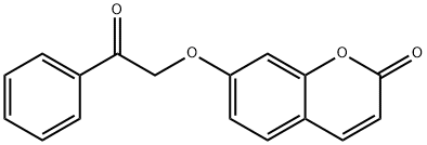 7-(2-oxo-2-phenylethoxy)-2H-chromen-2-one 구조식 이미지