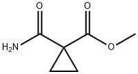 1-Carbamoyl-cyclopropanecarboxylic acid methyl ester 구조식 이미지