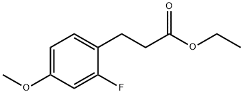 Ethyl 3-(2'-Fluoro-4'-Methoxyphenyl)Propionate Structure