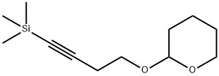 Tetrahydro-2-[[4-(trimethylsilyl)-3-butyn-1-yl]oxy]-2H-Pyran 구조식 이미지