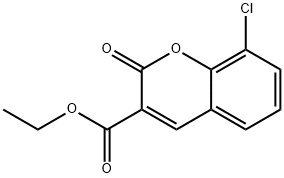 Ethyl 8-chloro-2-oxo-2H-chromene-3-carboxylate Structure