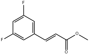 (E)-메틸3-(3,5-디플루오로페닐)아크릴레이트 구조식 이미지