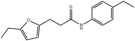 3-(5-ethylfuran-2-yl)-N-(4-ethylphenyl)propanamide Structure