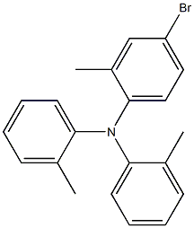 4-Bromo-2-methyl-N,N-bis(2-methylphenyl)benzenamine Structure