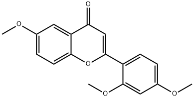 -Trimethoxyflavone Structure