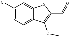 6-Chloro-3-methoxybenzo[b]thiophene-2-carbaldehyde Structure
