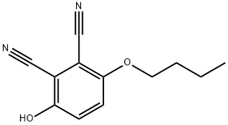 3-Butoxy-6-hydroxy-1,2-benzenedicarbonitrile Structure