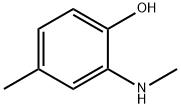4-methyl-2-(methylamino)phenol Structure