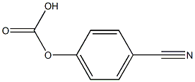 4-Cyanophenyl hydrogen carbonate Structure