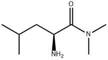 S-2-Amino-4-methyl-pentanoic acid dimethylamide Structure
