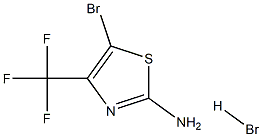 5-Bromo-4-(trifluoromethyl)thiazol-2-amine hydrobromide 구조식 이미지