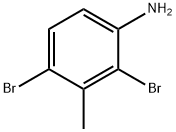 2,4-Dibromo-3-methylaniline Structure