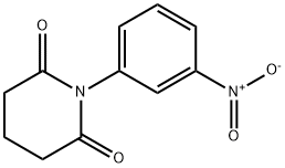 N-(3-NITROPHENYL)GLUTARIMIDE Structure