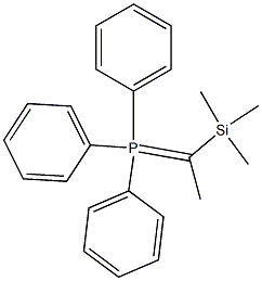 Phosphorane, triphenyl[1-(trimethylsilyl)ethylidene]- 구조식 이미지