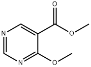 4-메톡시-5-피리미딘카르복실산메틸에스테르 구조식 이미지