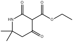 Ethyl 6,6-dimethyl-2,4-dioxopiperidine-3-carboxylate 구조식 이미지