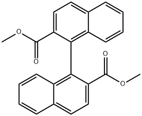 dimethyl [1,1'-binaphthalene]-2,2'-dicarboxylate Structure